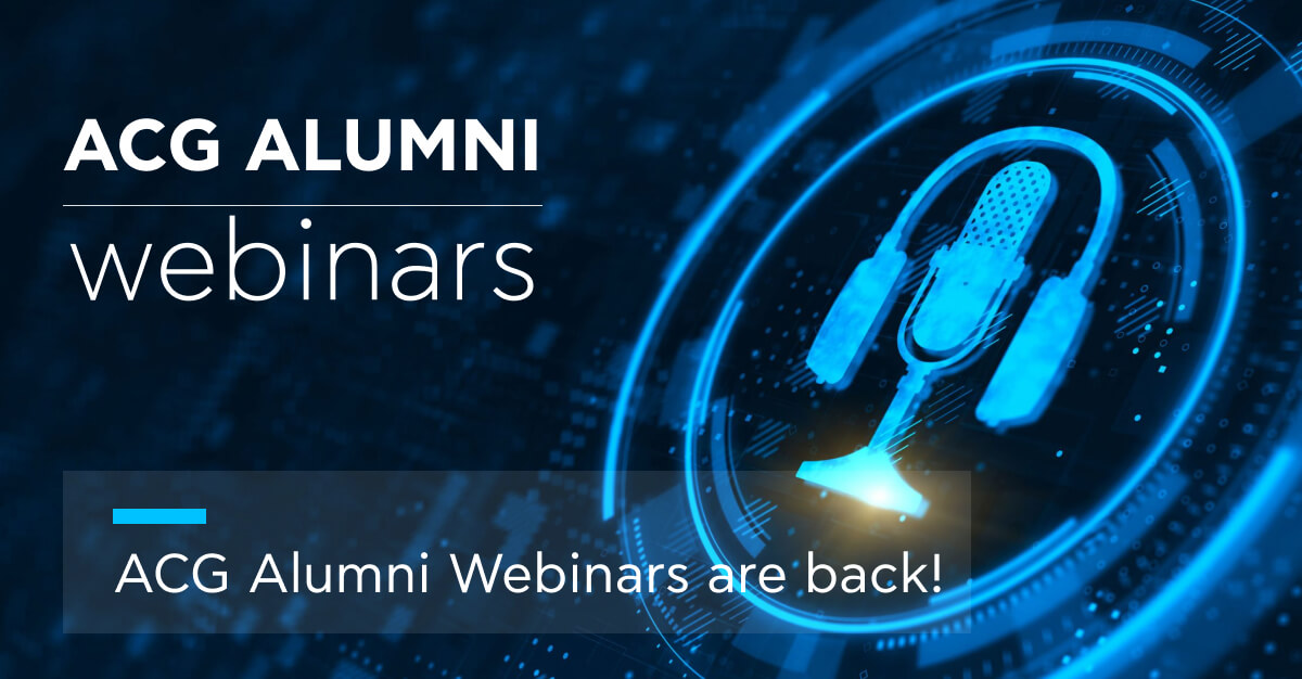 Alumni Webinars